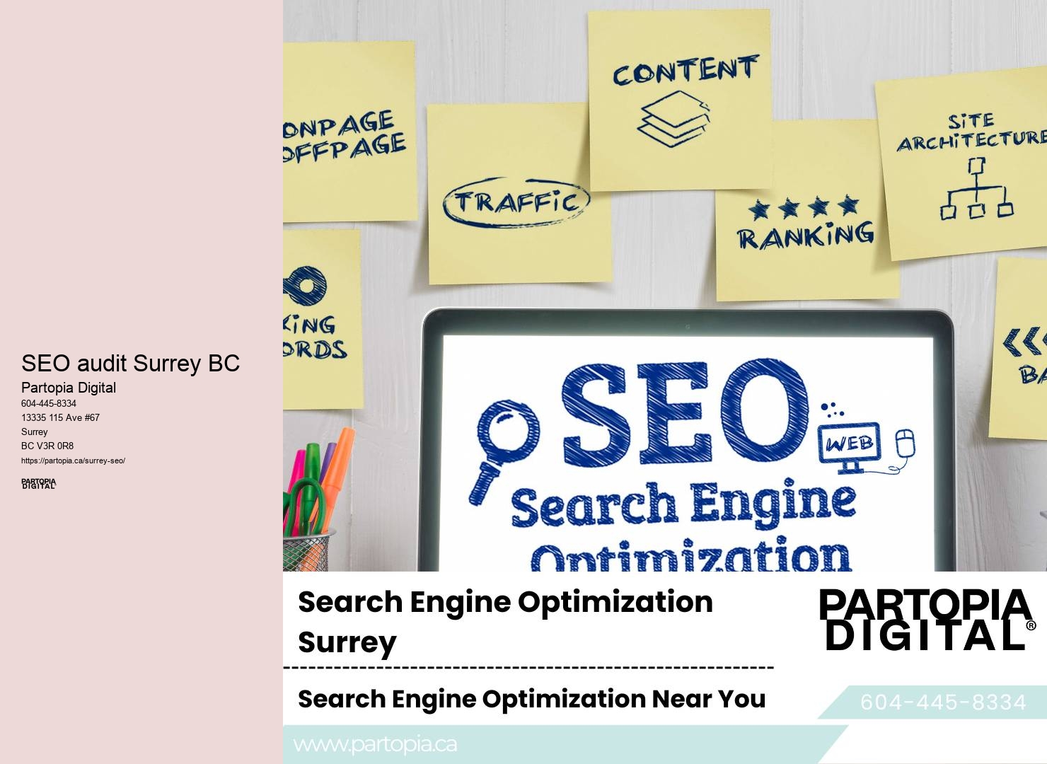 Surrey SEO for local businesses performance analysis