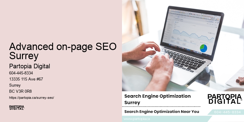 SEO strategy Advanced on-page SEO Surrey