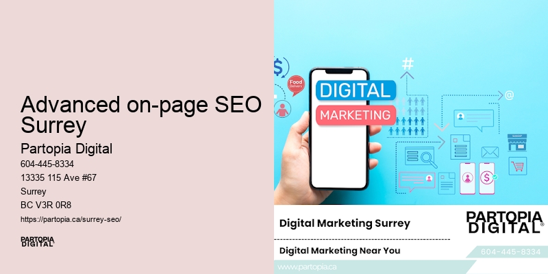 Organic SEO strategy Advanced on-page SEO Surrey
