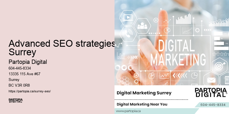 Advanced SEO strategies Surrey SEO organic traffic