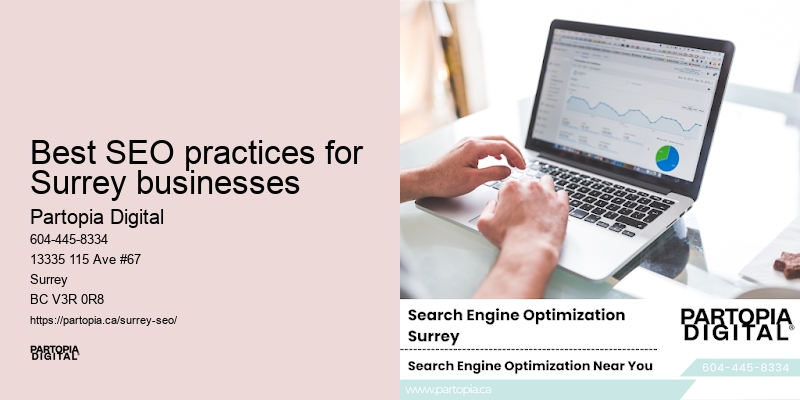 SEO specialist Best SEO practices for Surrey businesses