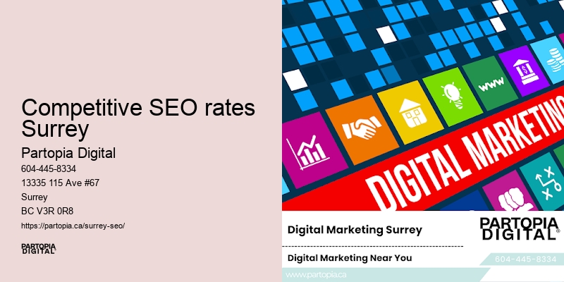 Custom SEO solutions Competitive SEO rates Surrey