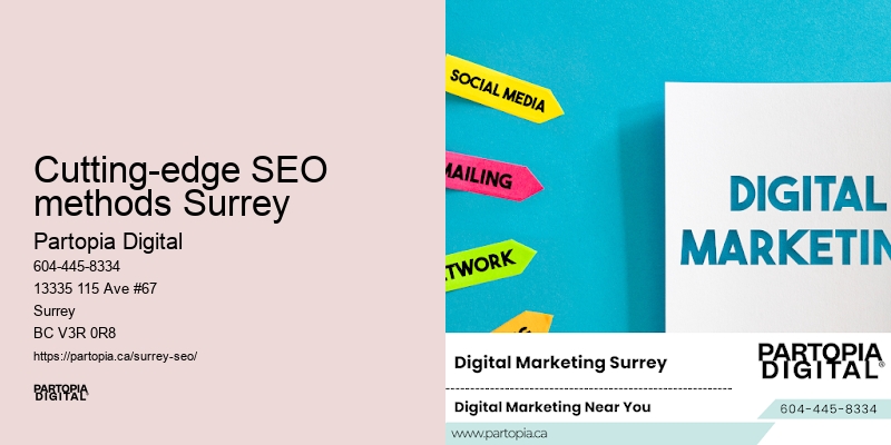 Comprehensive Cutting-edge SEO methods Surrey digital marketing agency