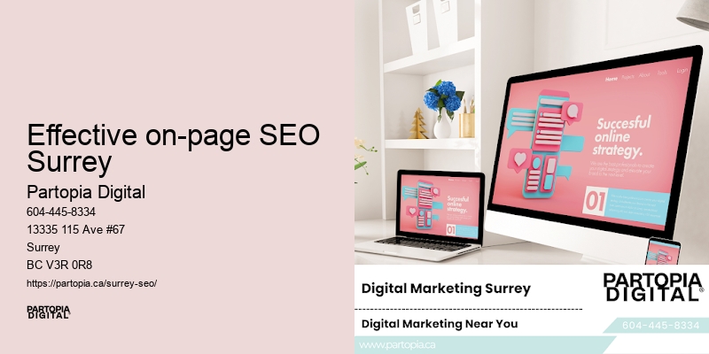 Local SEO strategies Effective on-page SEO Surrey
