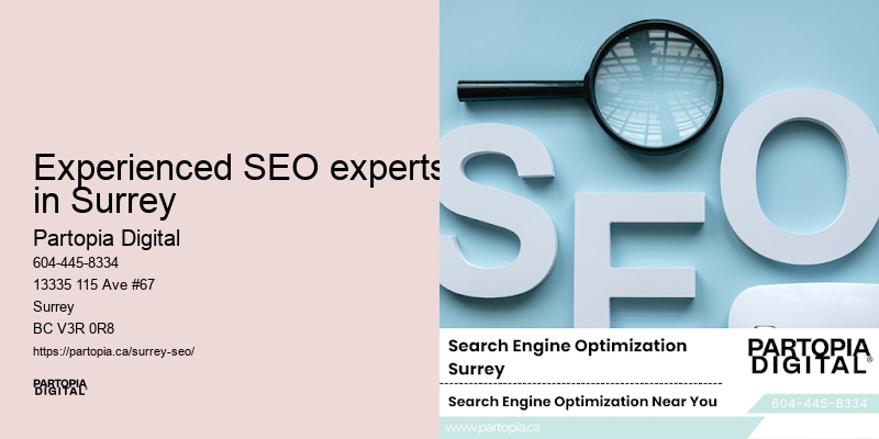 Experienced SEO experts in Surrey digital marketing SEO