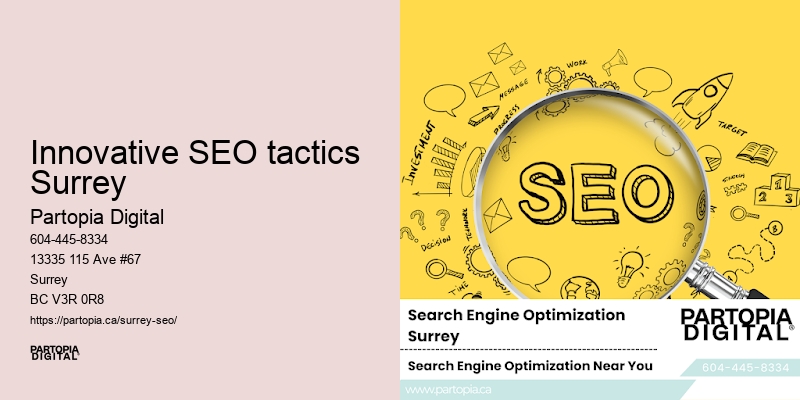 Innovative SEO tactics Surrey SEO implementation process