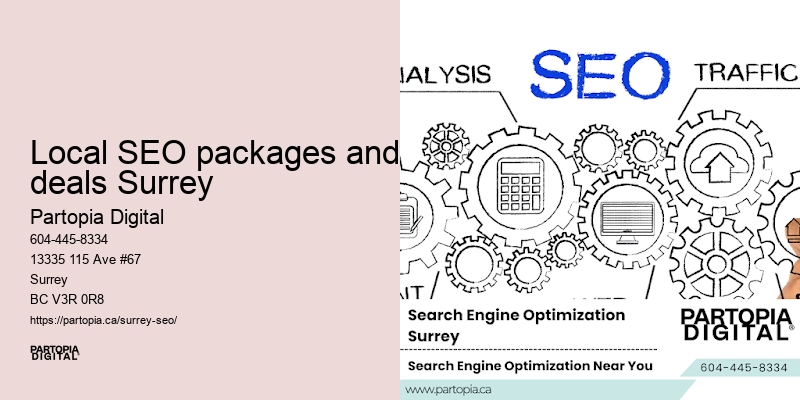 SEO solutions Local SEO packages and deals Surrey Canada
