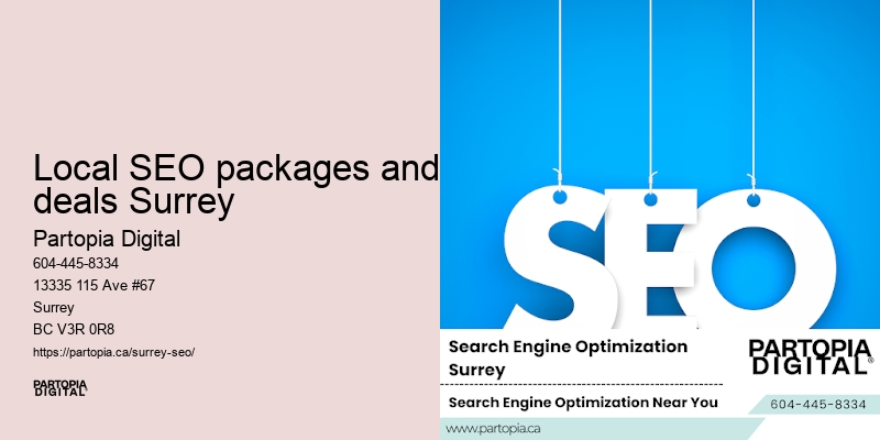 SEO traffic growth Local SEO packages and deals Surrey