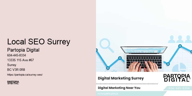 Local SEO Surrey on-page SEO optimization