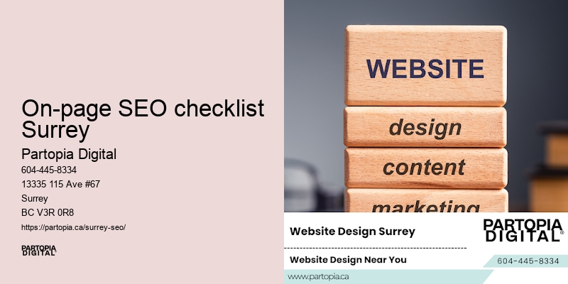 Effective SEO campaigns On-page SEO checklist Surrey