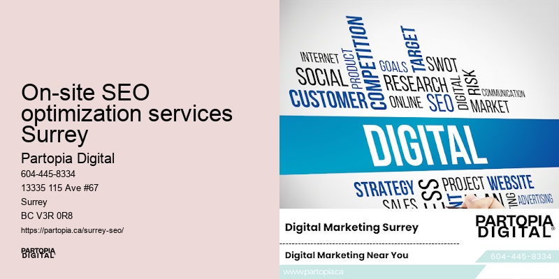 On-site SEO optimization services Surrey SEO business growth
