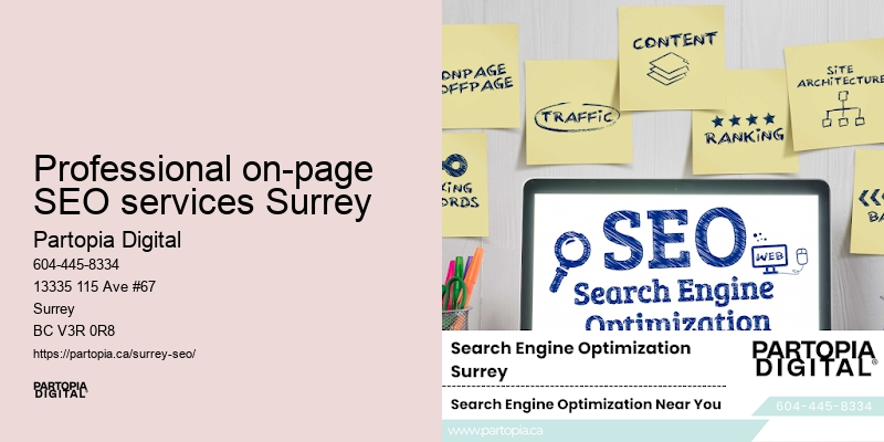 Effective SEO strategies for Professional on-page SEO services Surrey businesses