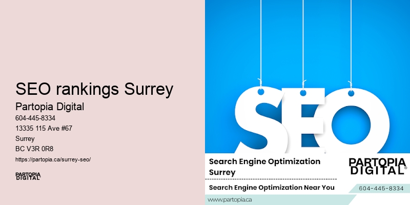 Local SEO campaign SEO rankings Surrey
