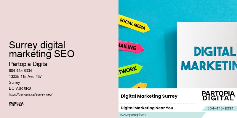 Local SEO pricing Surrey digital marketing SEO