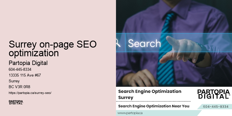 Custom SEO solutions Surrey on-page SEO optimization