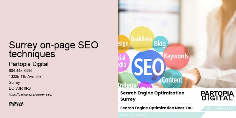 Custom SEO services Surrey on-page SEO techniques BC