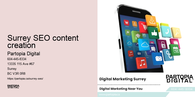 SEO service providers Surrey SEO content creation