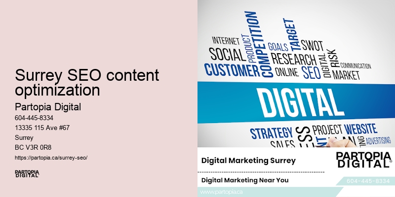 SEO management services Surrey SEO content optimization
