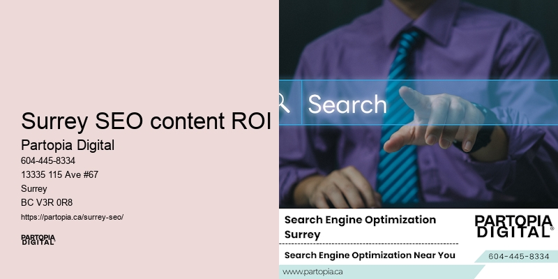Surrey SEO content ROI SEO brand awareness