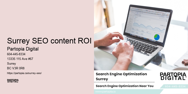 Expert on-page SEO services Surrey SEO content ROI