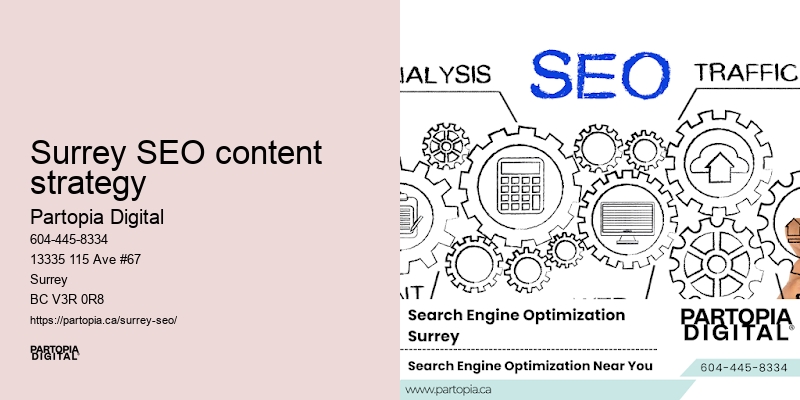 Local SEO strategies Surrey SEO content strategy