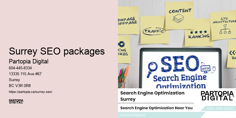 Local business SEO Surrey SEO packages