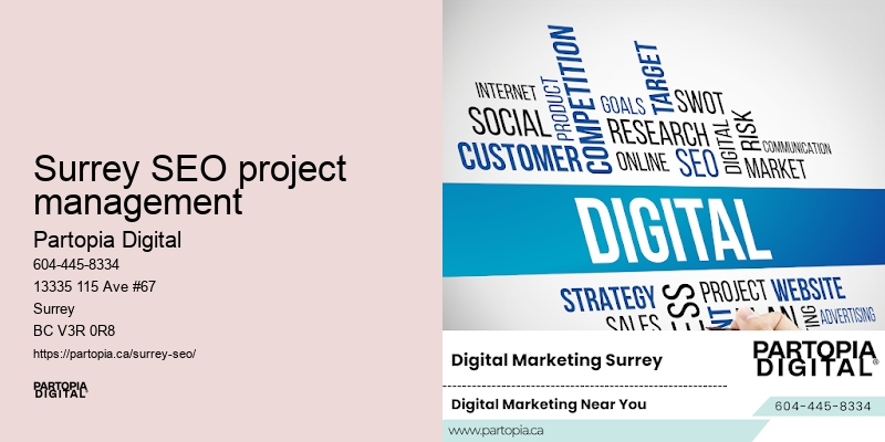 SEO consultant Surrey SEO project management BC