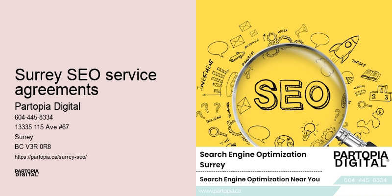 Professional SEO Specialists Surrey SEO service agreements