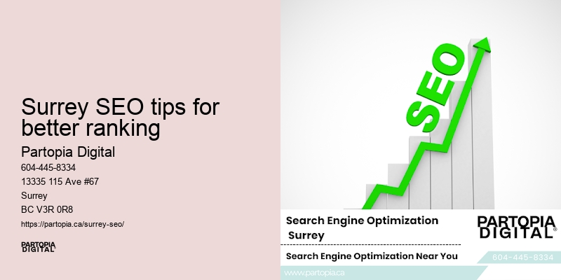 Surrey SEO tips for better ranking SEO service packages