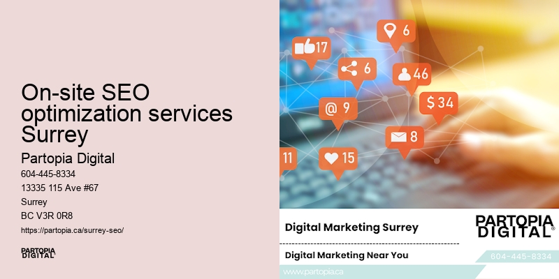SEO solutions On-site SEO optimization services Surrey BC
