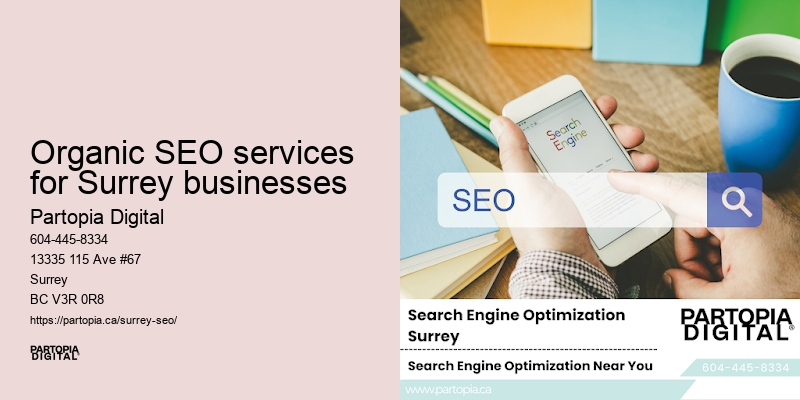 Organic SEO services for Surrey businesses SEO service agreements