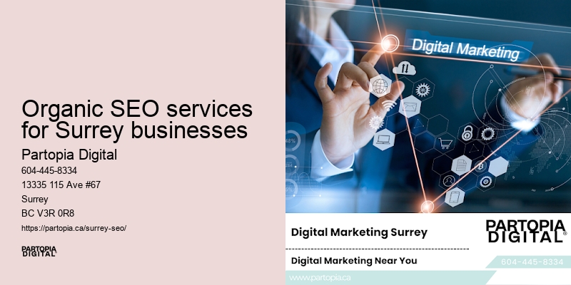 Efficient SEO practices Organic SEO services for Surrey businesses