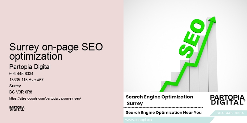 Best local SEO packages Surrey on-page SEO optimization
