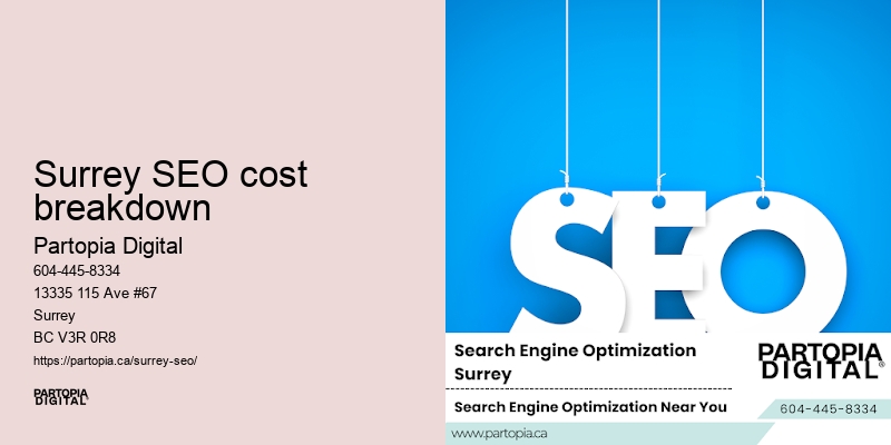 Surrey SEO cost breakdown SEO best practices 2024